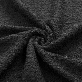 Knit fabrics Bouclette black