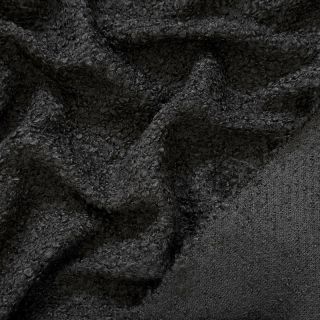 Knit fabrics Bouclette black