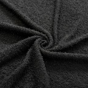 Knit fabrics Paris bouclé black