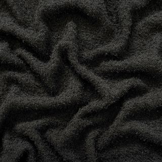 Knit fabrics Paris bouclé black