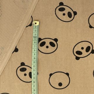 Corduroy STRETCH Cute animals design C