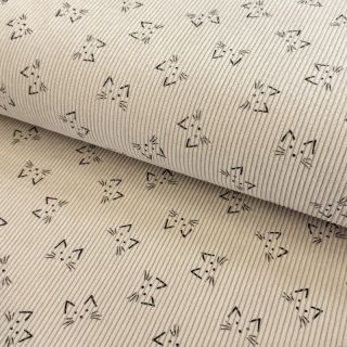 Corduroy STRETCH Cute animals design E