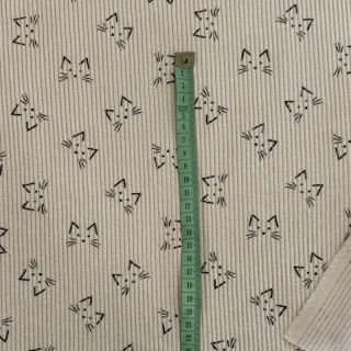 Corduroy STRETCH Cute animals design E