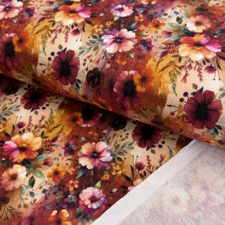 Sweat fabric Beauty flora design A digital print