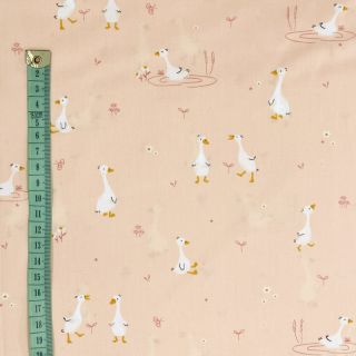 Cotton fabric Goose powder