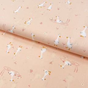 Cotton fabric Goose powder