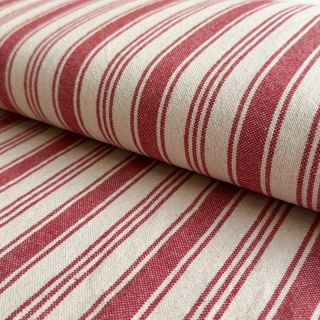 Decoration fabric Eugene rouge