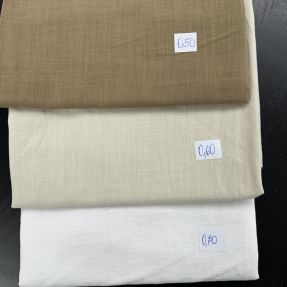 Last pieces package Cotton fabric with linen 033