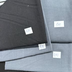 Last pieces package Cotton fabric with linen 027