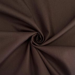 Cotton poplin dark brown 2nd class