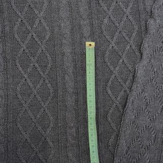 Knit fabrics Jacquard CHAIN dark grey