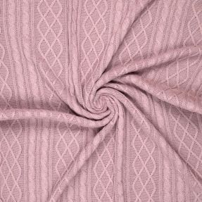 Knit fabrics Jacquard CHAIN rose