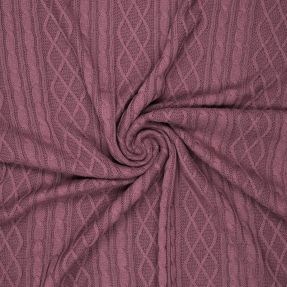 Knit fabrics Jacquard CHAIN mauve