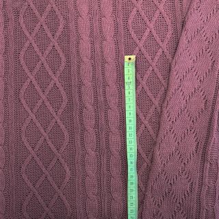 Knit fabrics Jacquard CHAIN mauve