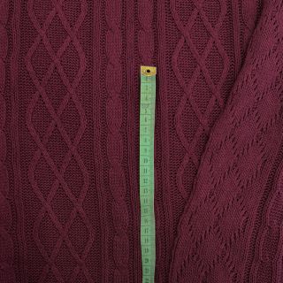 Knit fabrics Jacquard CHAIN bordeaux