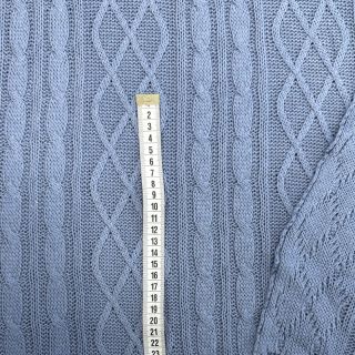 Knit fabrics Jacquard CHAIN blue