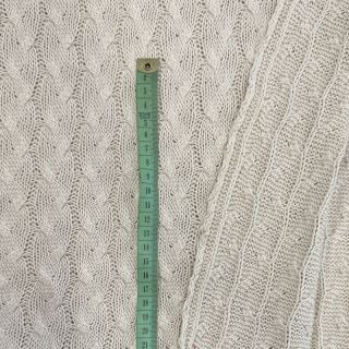 Knit fabrics Jacquard CABLE ecru