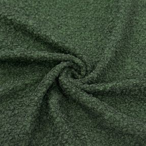 Knit fabrics Bouclette forest green