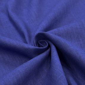 Linen enzyme washed sapphire blue