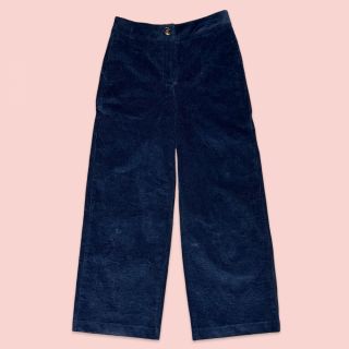 Corduroy 6W WASHED STRETCH navy