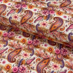 Jersey Paisley woody design A digital print