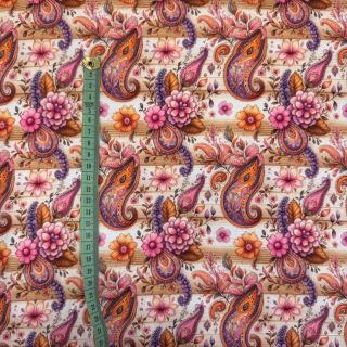 Jersey Paisley woody design A digital print