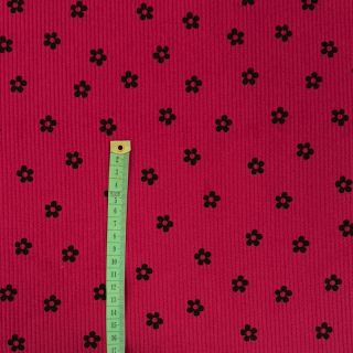 Corduroy STRETCH Mini flowers design G