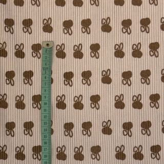 Corduroy STRETCH Small bunny design D