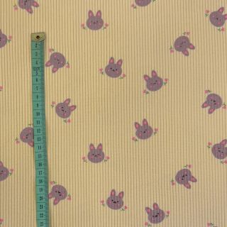 Corduroy STRETCH Small bunny design G