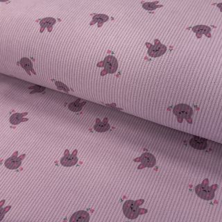 Corduroy STRETCH Small bunny design E