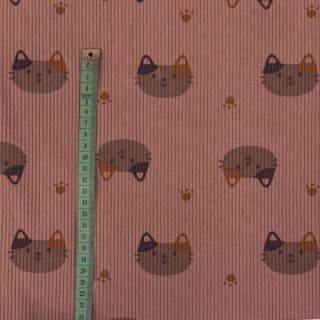 Corduroy STRETCH Cute animals design F