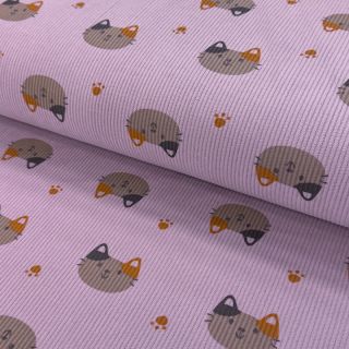 Corduroy STRETCH Cute animals design H