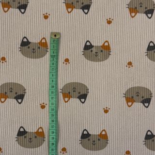 Corduroy STRETCH Cute animals design I