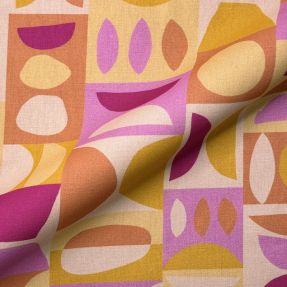 Decoration fabric premium Abstract Form Block digital print