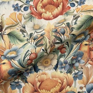 Decoration fabric premium Linenlook Bloom Fruit Paradise digital print