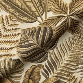 Decoration fabric premium Leaf Embroidery digital print