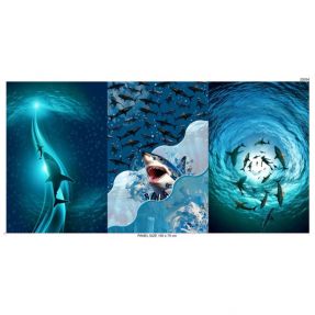 Jersey Great White PANEL digital print