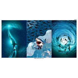 Jersey Great White PANEL digital print