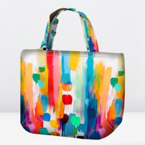 Decoration fabric BAG Painted Canvas panel