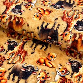 Jersey Safari friends design A digital print