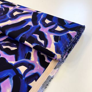 Viscose RADIANCE Night wave digital print