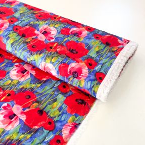 Viscose RADIANCE Poppies digital print