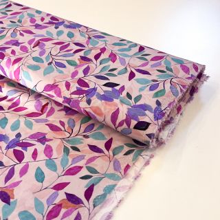 Viscose RADIANCE Barbara lavender digital print