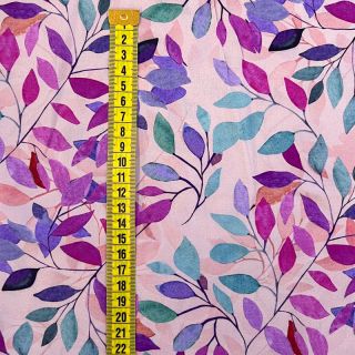 Viscose RADIANCE Barbara lavender digital print