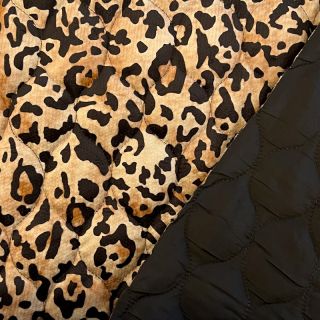 Stepped fabric VELVET Animal skin digital print