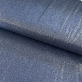 Cotton fabric JEANS FOIL SILVER