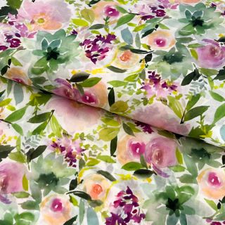 Cotton fabric VOILE Fresh morning digital print