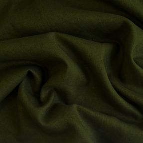 Linen enzyme washed 170 g army green