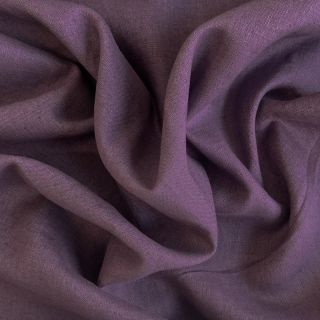 Linen enzyme washed 170 g aubergine