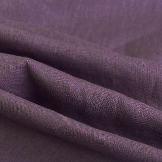 Linen enzyme washed 170 g aubergine